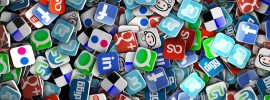 social media chicklets